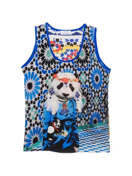 Vestă The Artistylist cu imagine albastru