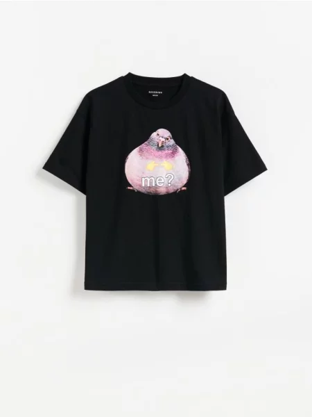 Reserved Tricou din gri-închis gri