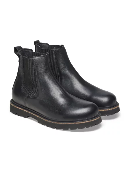 Sztyblety Birkenstock skórzane czarne