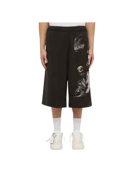 Szorty Off-white do biegania białe
