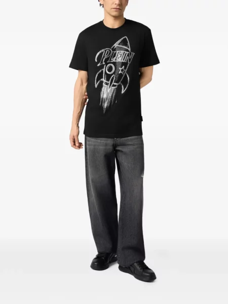Stras tricou Philipp Plein negru