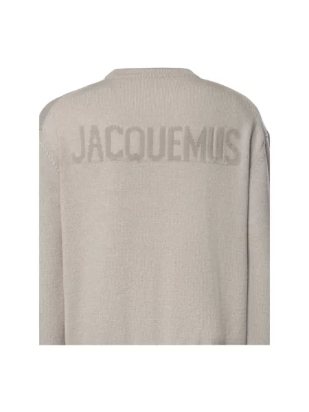 Sweter Jacquemus wełniany beżowy
