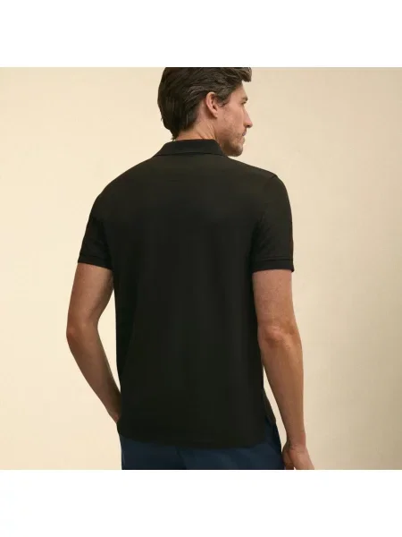 Koszulka polo Brooks Brothers polarowa brązowa