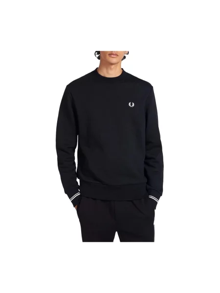 Fred Perry bluza nierozpinana Mężczyźni jednolity XL czarny