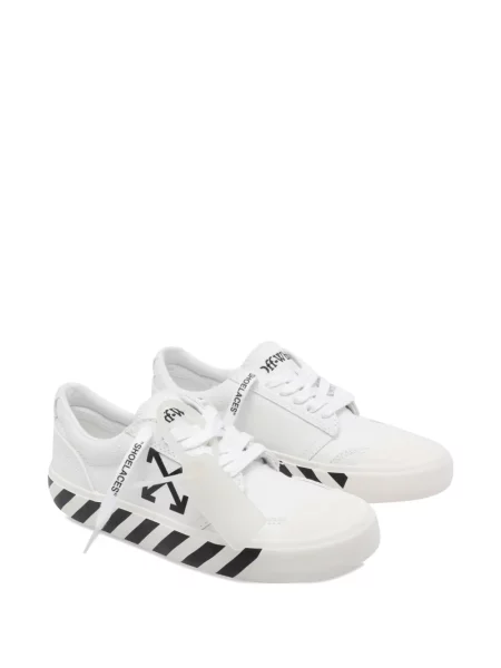 Sneakerși Off-white cu imagine alb