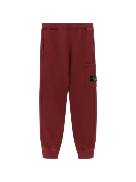 Spodnie dziecięce Stone Island czerwone