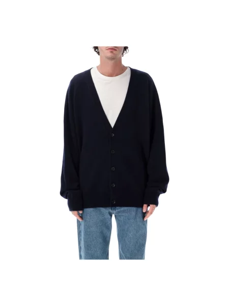 Kardigan Extreme Cashmere z kaszmiru niebieski