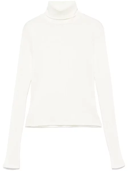 Top Re/done prążkowany biały