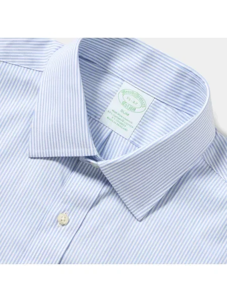 Koszula Brooks Brothers ze stretchu niebieska
