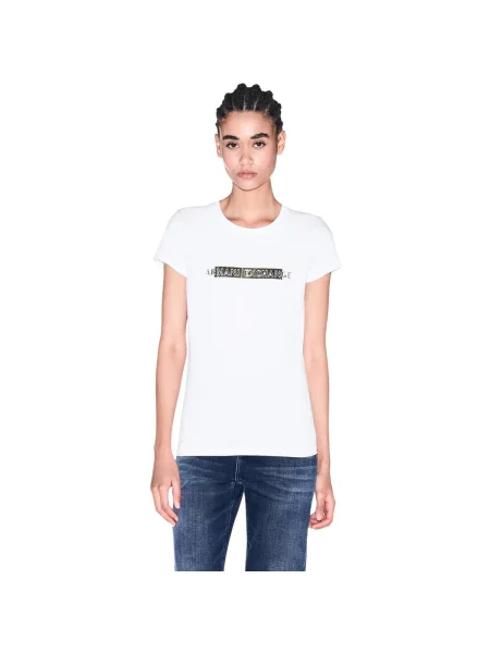 Tricou Eax alb