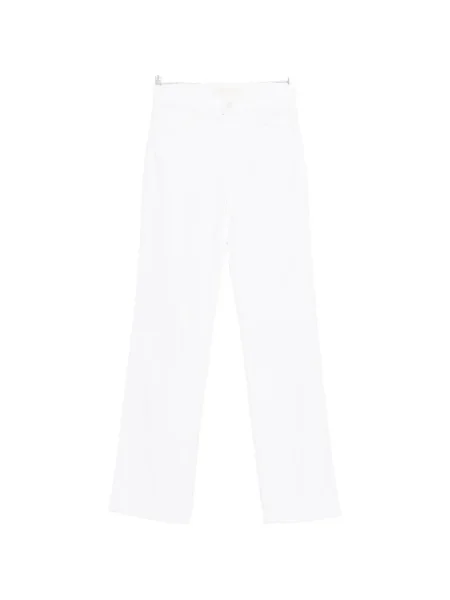 Proste jeansy Mother białe