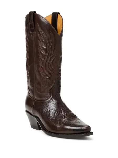 Μποτάκια Ralph Lauren Collection καφέ