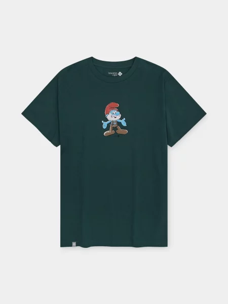 Bavarian Caps Majica Papa Schlumpf tamno zelena
