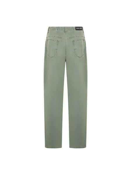 Jeansy straight leg Alberta Ferretti niebieskie