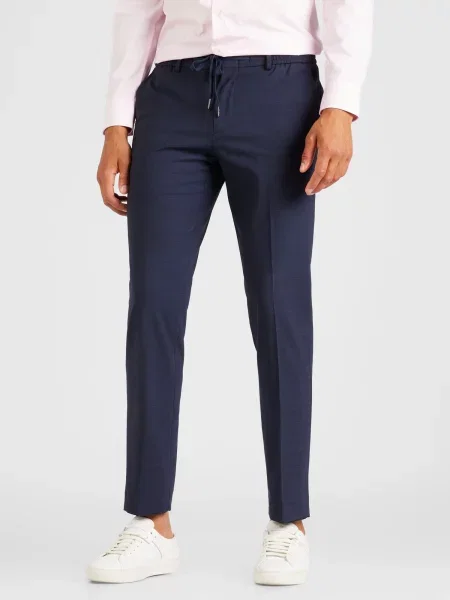 Michael Kors Pantaloni cu dungă bleumarin