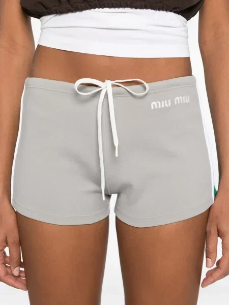 Pantaloni scurți Miu Miu gri