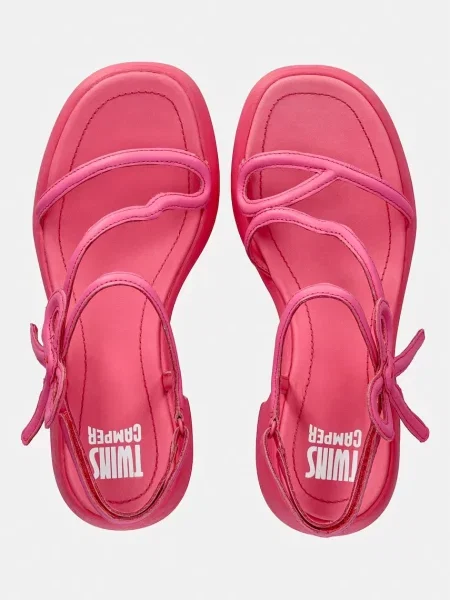 Camper sandale cu din piele TWS roz