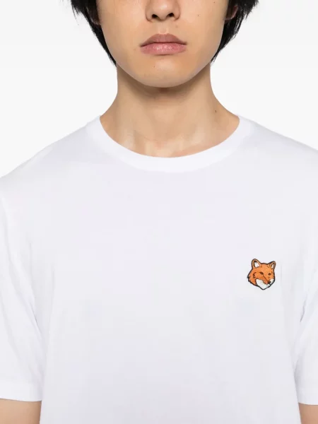 Tricou Maison Kitsune alb
