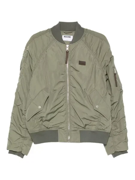 Яке тип бомбър Moschino с волани зелено