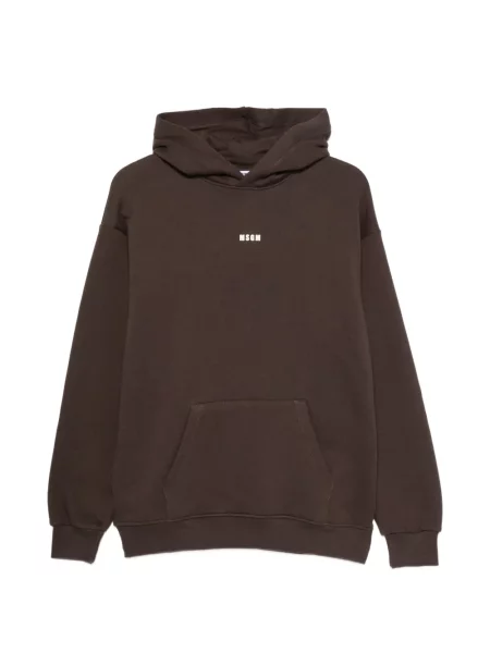 Bluza z kapturem dziecięca Msgm brązowa