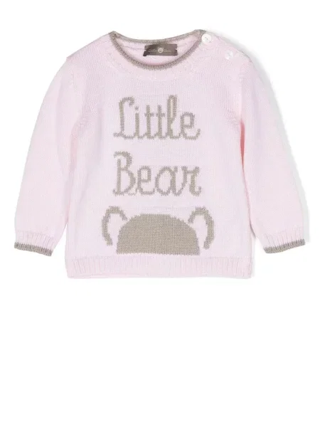 Sweter dziecięcy Little Bear różowy