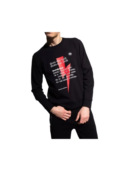 Bluza Neil Barrett z nadrukiem czarna