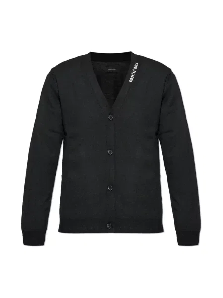 Kardigan Zadig & Voltaire wełniany czarny