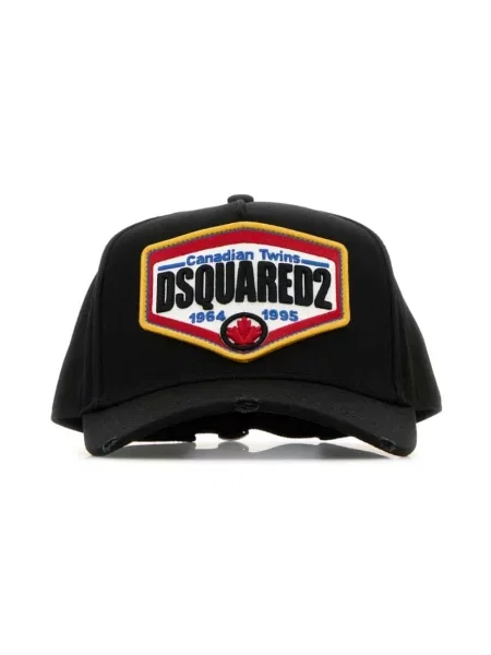 Czapka z daszkiem Dsquared2 czarna