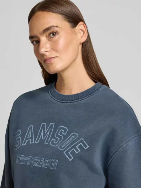 Bluza z nadrukiem z logo model SAVAN' Samsoe Samsoe
