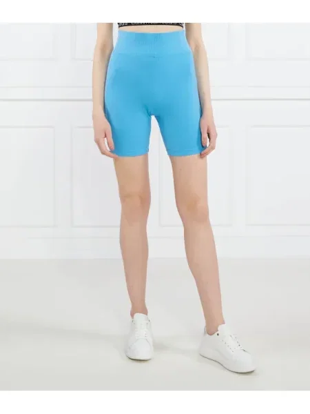 Calvin Klein Jeans pantaloni scurți biker logo tape milano albastru