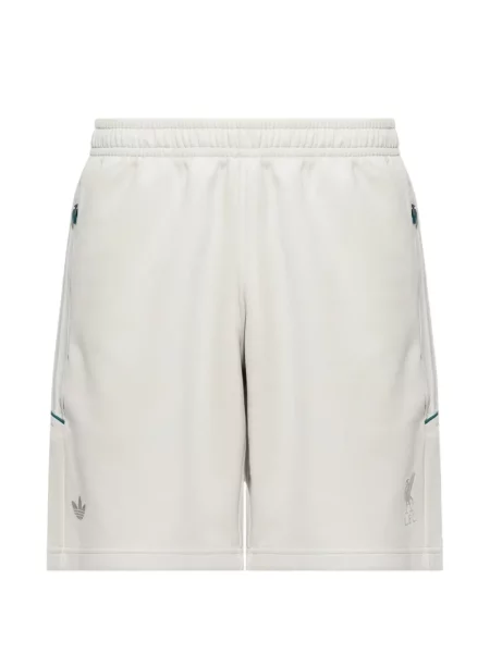 Lung tricou Adidas cu imagine plasă alb