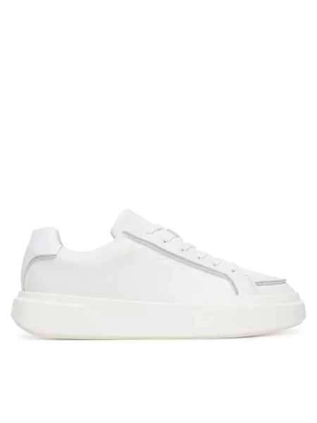 Calvin Klein Αθλητικά Chunky Cupsole Lace Up Lth Pinch λευκό