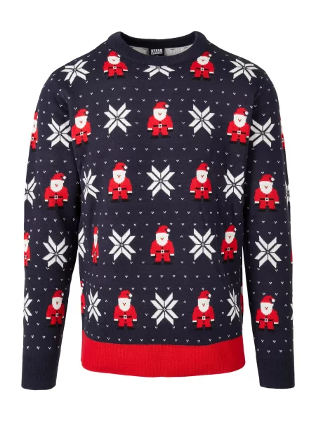 Nicolaus And Snowflakes Svetr nicolaus a sněhová vločka aop bílý