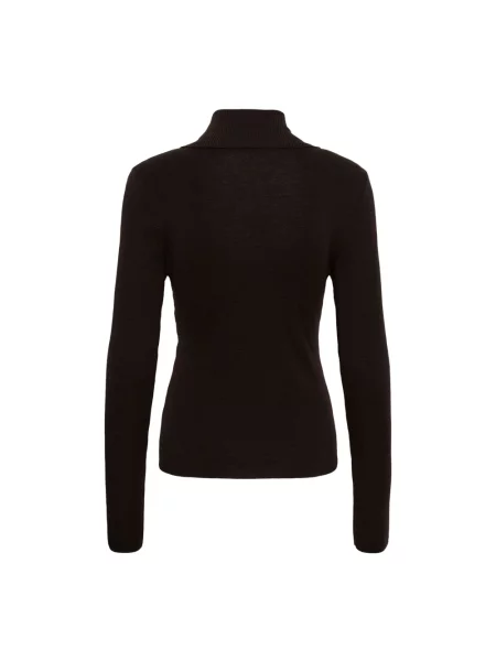 Sweter z golfem Gestuz do golfa brązowy