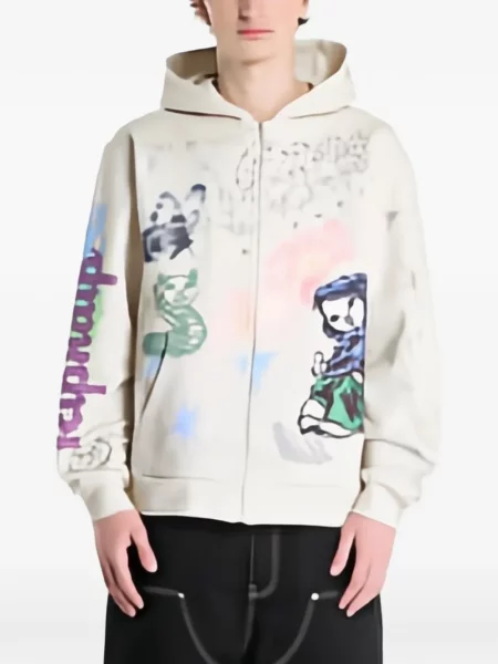 Суичър с качулка Ripndip с принт