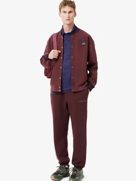 Спортивні штани Lacoste бордові