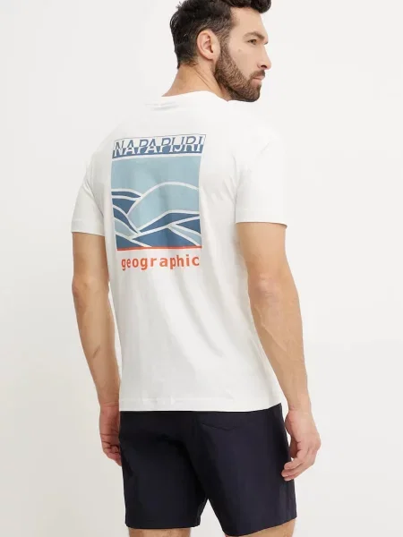 Napapijri Póló S-SOVANA SS | Relaxed fit fehér
