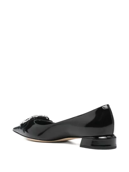 Pantofi cu toc Jimmy Choo cu funde fără toc negru