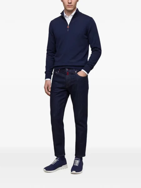 Pulover Kiton albastru