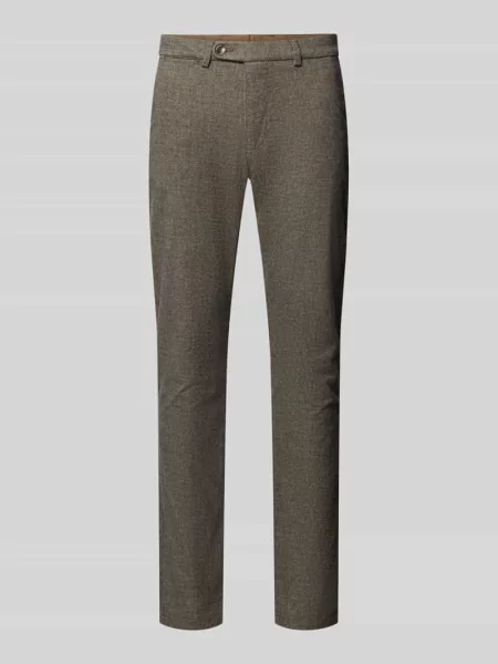 Spodnie w kroju modern fit z bocznymi Bugatti