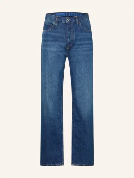 Hugo Džíny Jonah Straight Fit medium blue modré