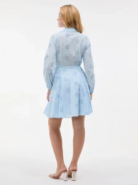 Rochie Orsay în linie A alb