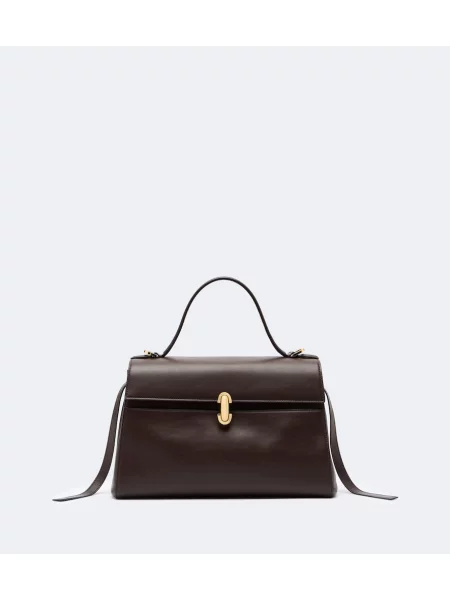 Top Savette din piele maro