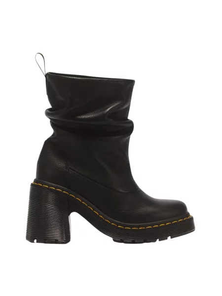 Botki Dr. Martens skórzane czarne