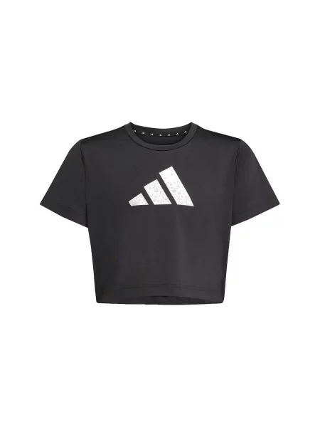 Sală de gimnastică tricou Adidas cu imagine negru