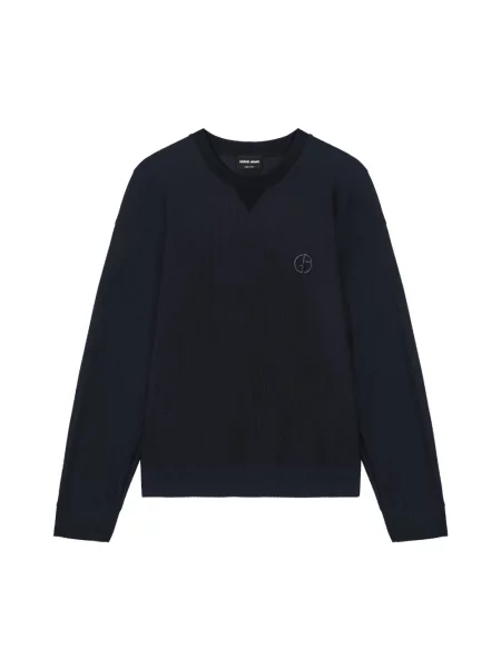 Bluza Giorgio Armani z logo czarna