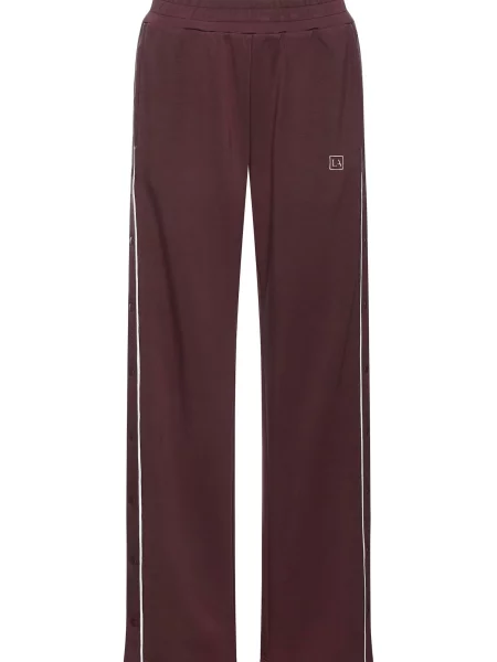 LASCANA ACTIVE Pantaloni sport maro închis alb