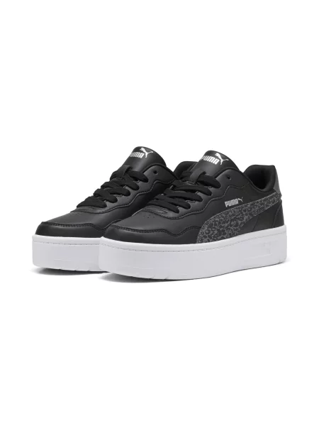 PUMA sneakersy Court Lally Skye Feline Akcesoria czarny