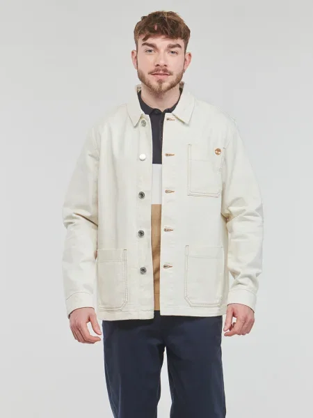 Džínsová bunda Timberland biela