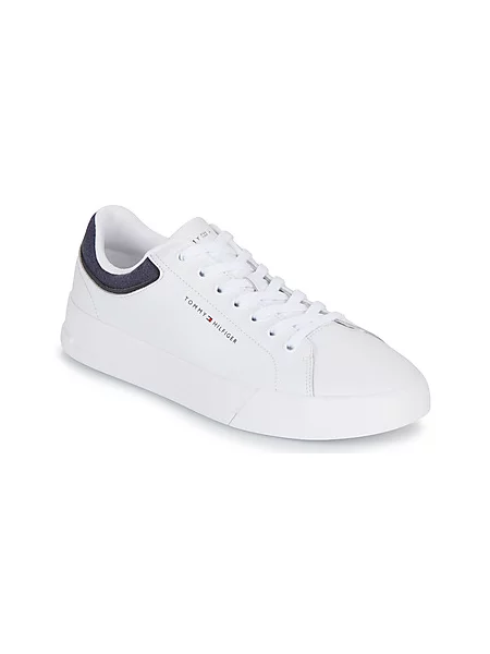 Z ovratnikom superge Tommy Hilfiger bela